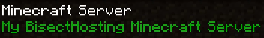 Minecraft_MOTD_Color_DarkGreen.webp