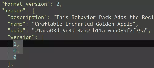 Bedrock_BehaviorPack_ManifestJson_Values.webp