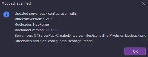 Minecraft_SPCModpackScanOK.webp