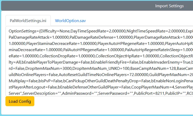 Palworld_WorldOptionsImport.webp