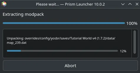 Minecraft_SteamDeckModpacks_PrismModpackInstalling.webp