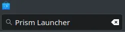 Minecraft_SteamDeckModpacks_SearchPrismLauncher.webp