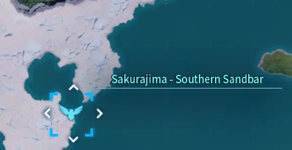 Palworld_SakurajimaSouthernSandbarFastTravel.webp