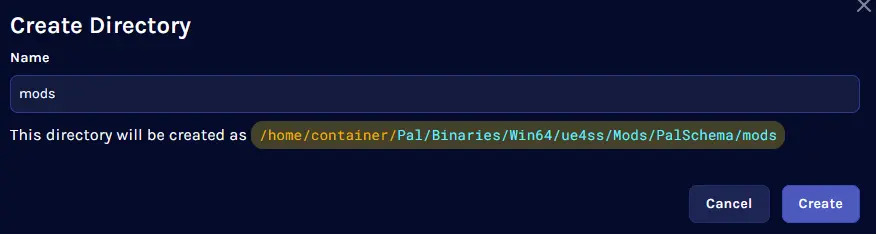 Palworld_CreatePalSchemaModDirectory.webp