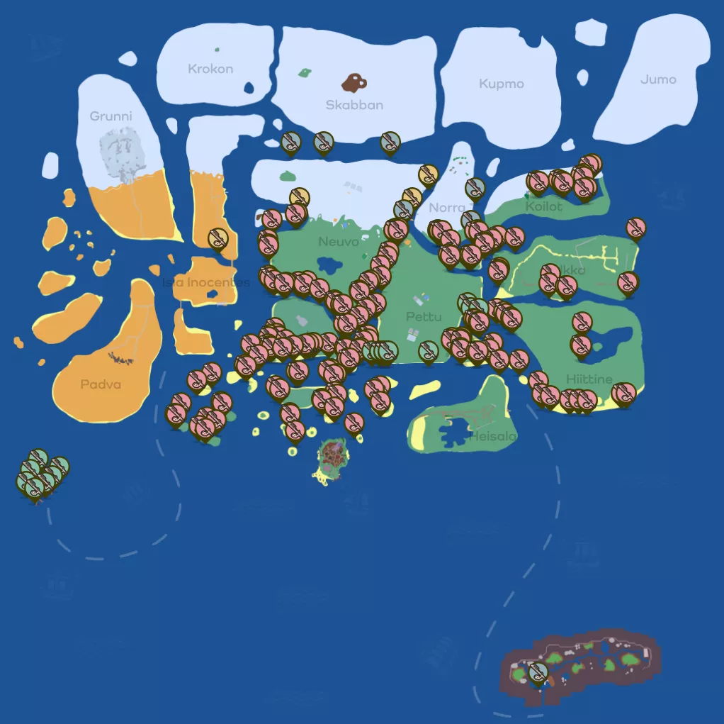 Longvinter – mapa pstrąga