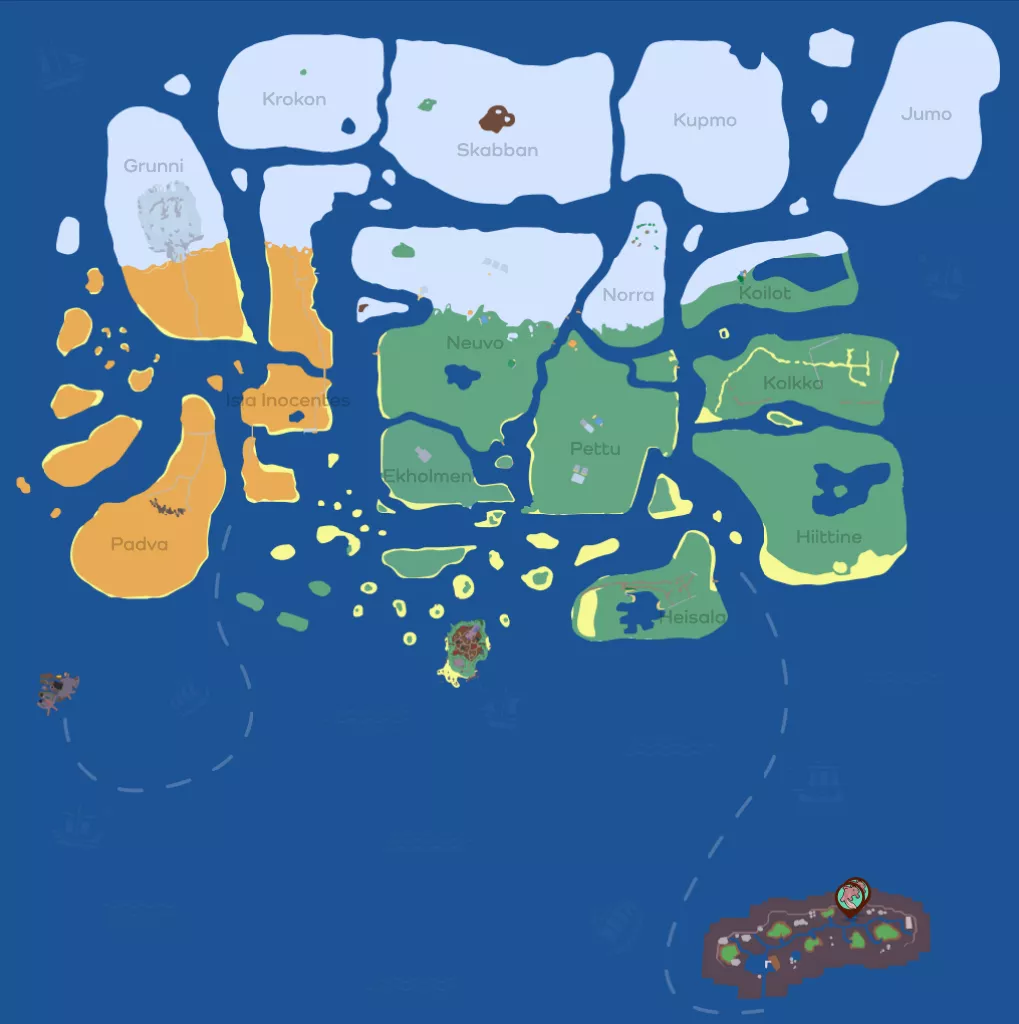 Longvinter 洞穴蟹地图