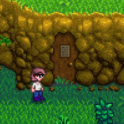 Stardew Valley'de Cindersap Ormanı mağarası