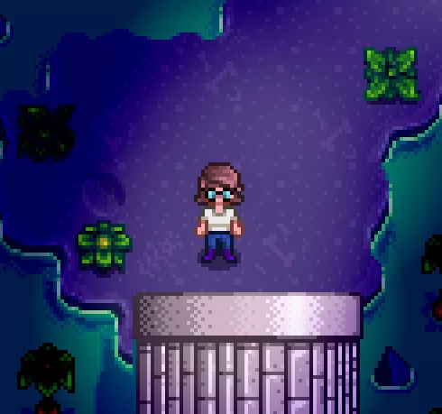 Stardew Valley'de kanalizasyon borusunun içi