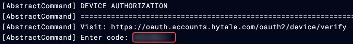 Hytale_EnterAuthenticateCode.webp