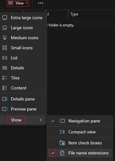 Bedrock_BehaviorPack_ShowFileExtensions.webp